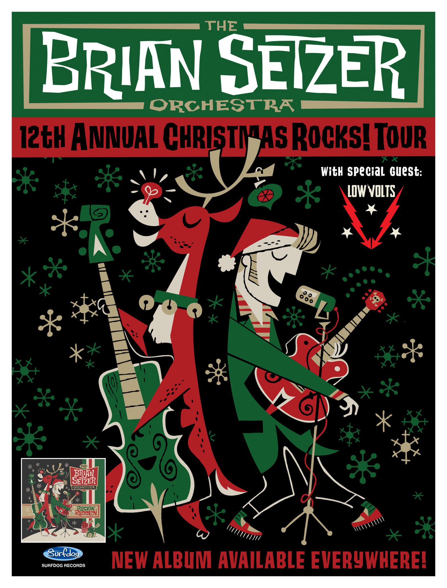 Brian Setzer Orchestra Christmas Tour 2024 Wini Amandie