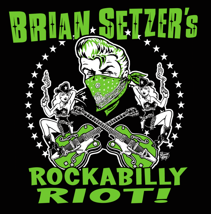 Brian Setzer's Rockabilly Riot at the 2016 Pori Jazz Festival in Finland! -  Brian Setzer